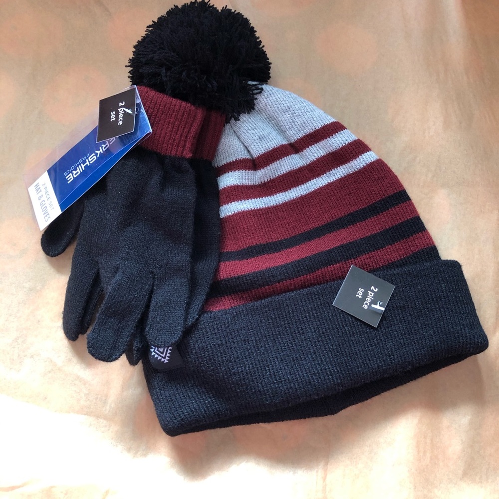 Hat & Glove Set By Berkshire Fashions New